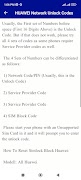 Device sim unlock codes guide imagem de tela 1
