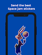 Space Jam Stickers Cartaz