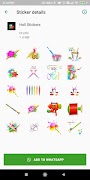 Holi Sticker স্ক্রিনশট 2