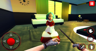 Scary Baby Doll in Dark House syot layar 3