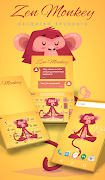 Zen Monkey Animated Keyboard poster