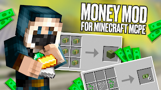 Money Mod for Minecraft MCPE poster