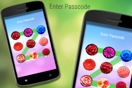 Passcode Flowers Lock Screen اسکرین شاٹ 4