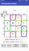 برنامه‌نما Karnaugh Kmap Solver عکس از صفحه