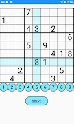 Sudoku solver screenshot 1