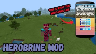 Herobrine Mod For Minecraft PE Ekran Görüntüsü 7
