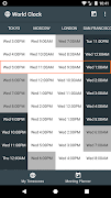 World Clock Widget ภาพหน้าจอ 6