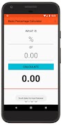 Basic Percentage Calculator الملصق