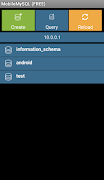 Mobile MySQL Manager スクリーンショット 2