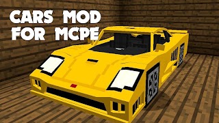 Cars Mod for Minecraft MCPE 海報