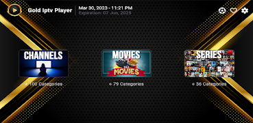 Gold IPTV Player 스크린샷 3