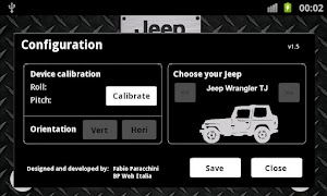 برنامه‌نما Jeep Inclinometer عکس از صفحه