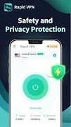 برنامه‌نما Rapid VPN - پروکسی ایمن عکس از صفحه