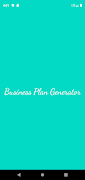 Business Plan Generator poster