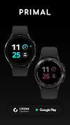 برنامه‌نما Primal Watch Face for Wear OS عکس از صفحه