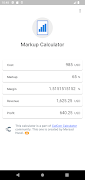 برنامهنما Markup Calculator عکس از صفحه