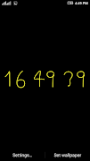 برنامه‌نما LED Animated Digital Clock LWP عکس از صفحه
