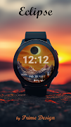 Eclipse Watch Face for Wear OS скриншот 1