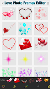 Love Photo Frames Editor captura de pantalla 1