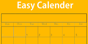 Calender App โปสเตอร์