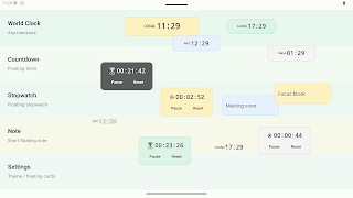 Floating Clock Sticker Lite screenshot 3