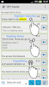 برنامه‌نما Subtitle Reader عکس از صفحه