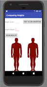 1 Schermata Comparing Heights
