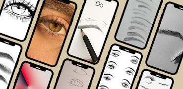 eyebrow tutorial poster