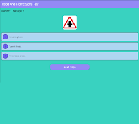 5 Schermata Road And Traffic Signs Test