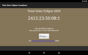 Total Solar Eclipse 2024 Countdown 截圖 2