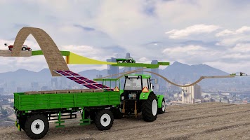 Farm Stunt: Heavy Tractor game imagem de tela 1