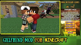 Girlfrend Mod For Minecraft скриншот 1