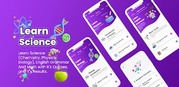 Learn Science, Math, EnglishGr poster
