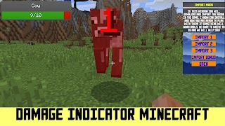 Damage Indicator for Minecraft Cartaz