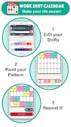 برنامه‌نما Work Shift Calendar عکس از صفحه