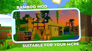 Bamboo Mod for Minecraft PE captura de pantalla 3