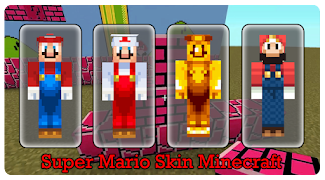 Mario Skin Minecraft PE poster