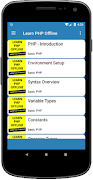 Learn PHP Offline capture d'écran 4