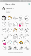 WAStickerApps meme & Rage Face imagem de tela 2