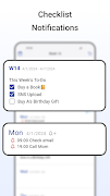 Weekly Planner - WeeklyMemo اسکرین شاٹ 2