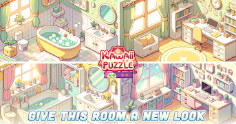 카와이 퍼즐: Unpacking Decor Life 스크린샷 2