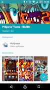 4 Schermata Xperia Theme - Graffiti