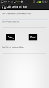Drill String Volume Calc bbls capture d'écran 1