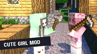 Cute Girl Mod for Minecraft imagem de tela 2