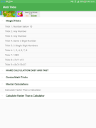 Math Tricks Screenshot 5