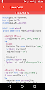 Java Code ภาพหน้าจอ 3