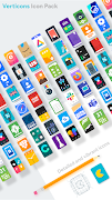 Verticons icon pack - Basic capture d'écran 4