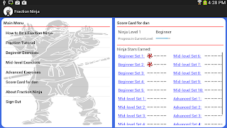 Fraction Ninja ภาพหน้าจอ 4