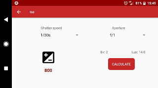 Expozimeter screenshot 7