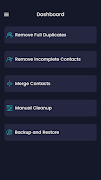 Duplicate Contacts Cleaner App poster